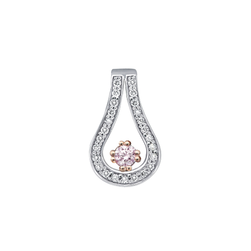 Blush Pink Diamond Pendant