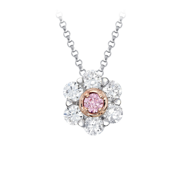 Pink Kimberley Peony Petite Necklace