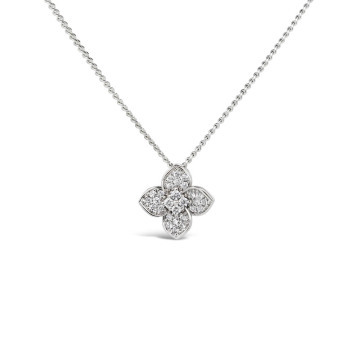 Floral Diamond Pendant